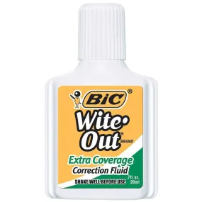 (12 Ea) Bic Wite Out Correction