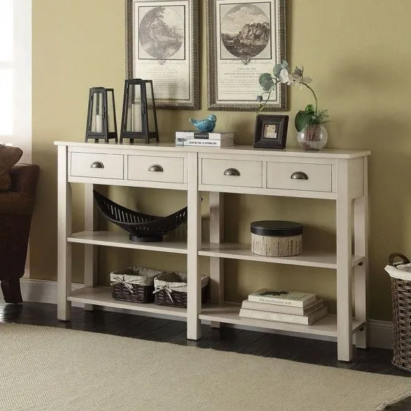 ACME Galileo Console Table in Cream 97249