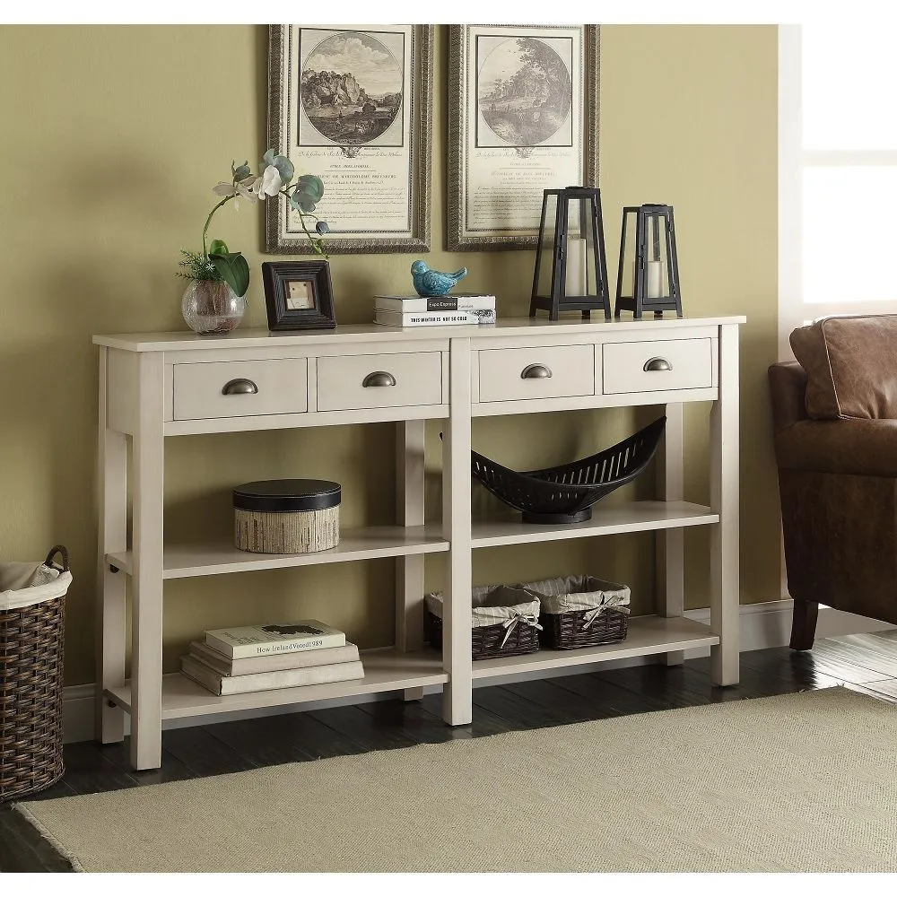 ACME Galileo Console Table in Cream 97249