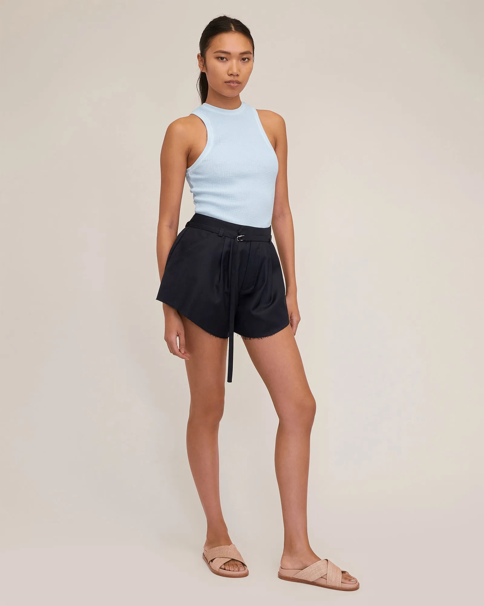 Alina Shaped Hem Suit Short