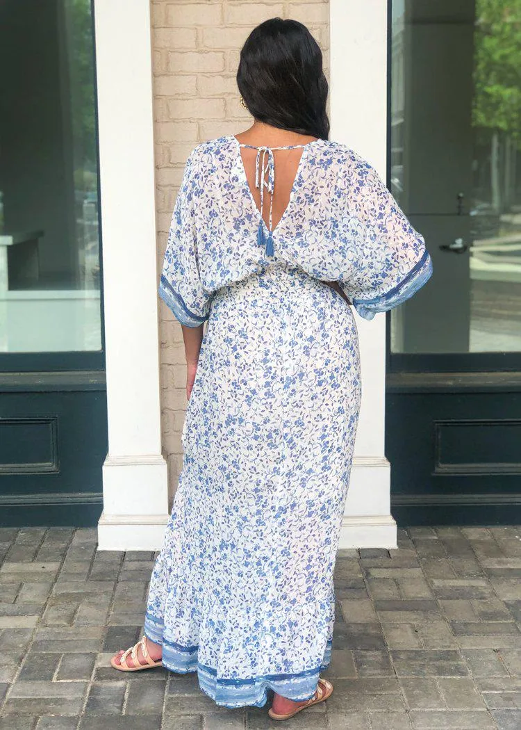 Amelia Island Floral Print Maxi Dress