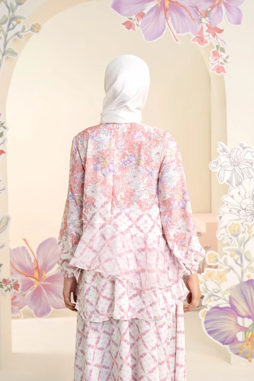 Ariana Blouse Orchid Swan