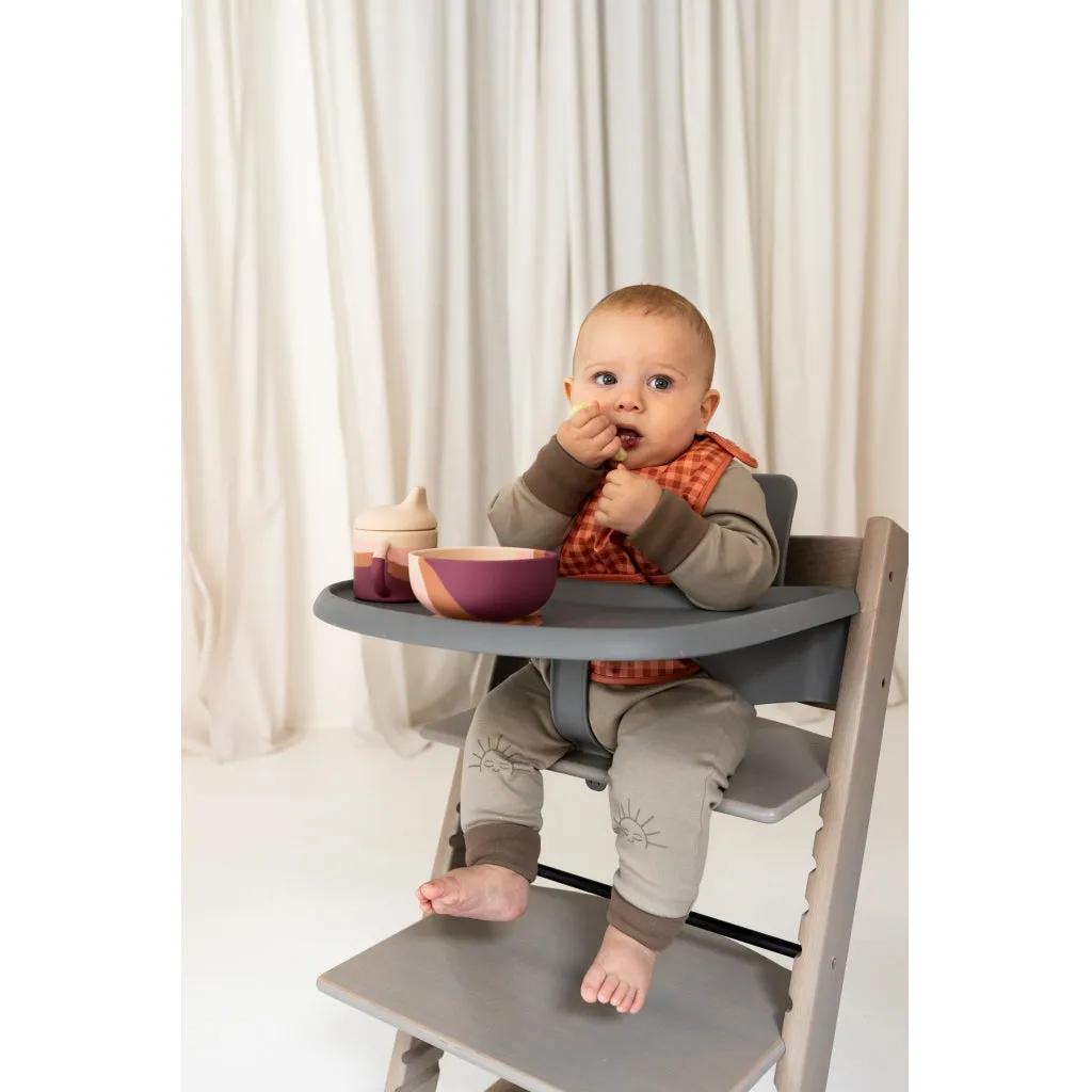 Basic Bib - Sunset Gingham