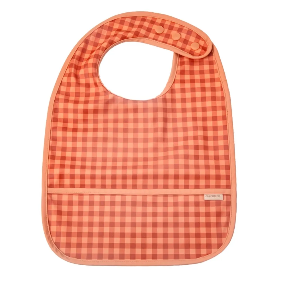 Basic Bib - Sunset Gingham