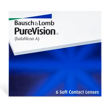 Bausch   Lomb PureVision - 6 Pack Contact Lenses