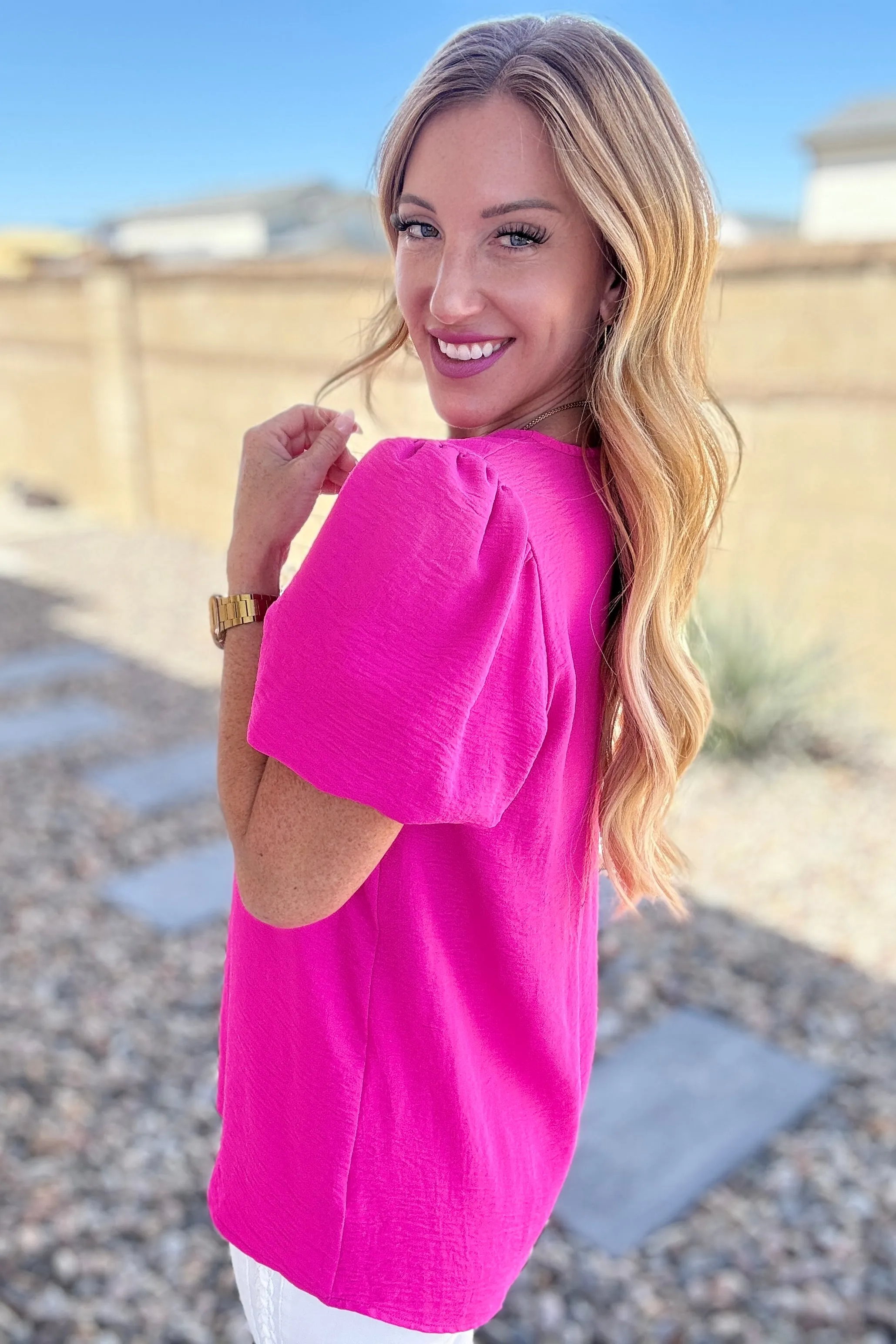 Belong Together Puff Sleeve Blouse