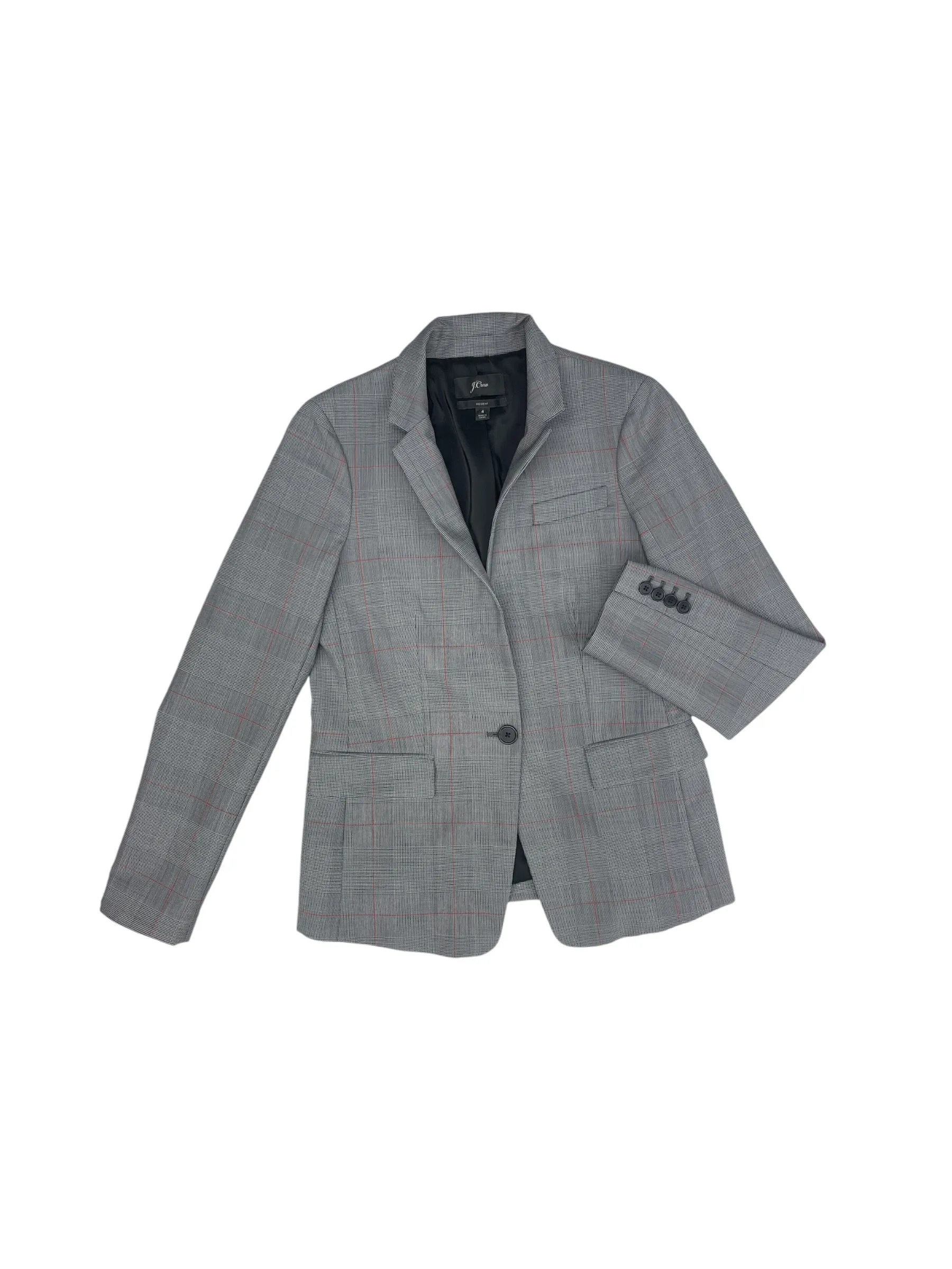 Blazer By J. Crew In Grey, Size: 4
