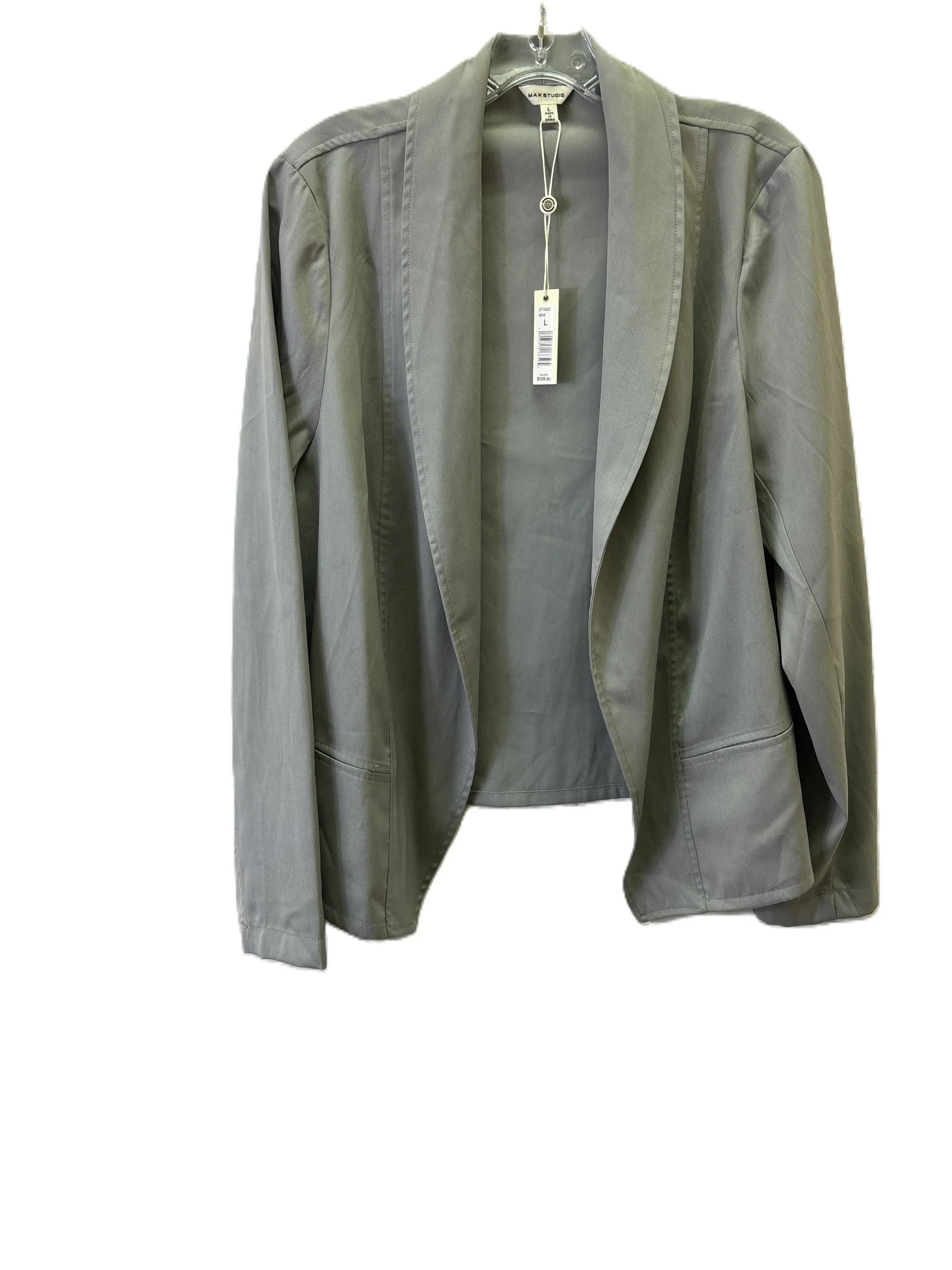 Blazer By Max Studio In Grey, Size: L