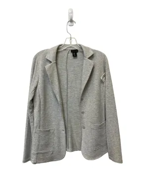 Blazer By Tahari By Arthur Levine In Grey, Size: M