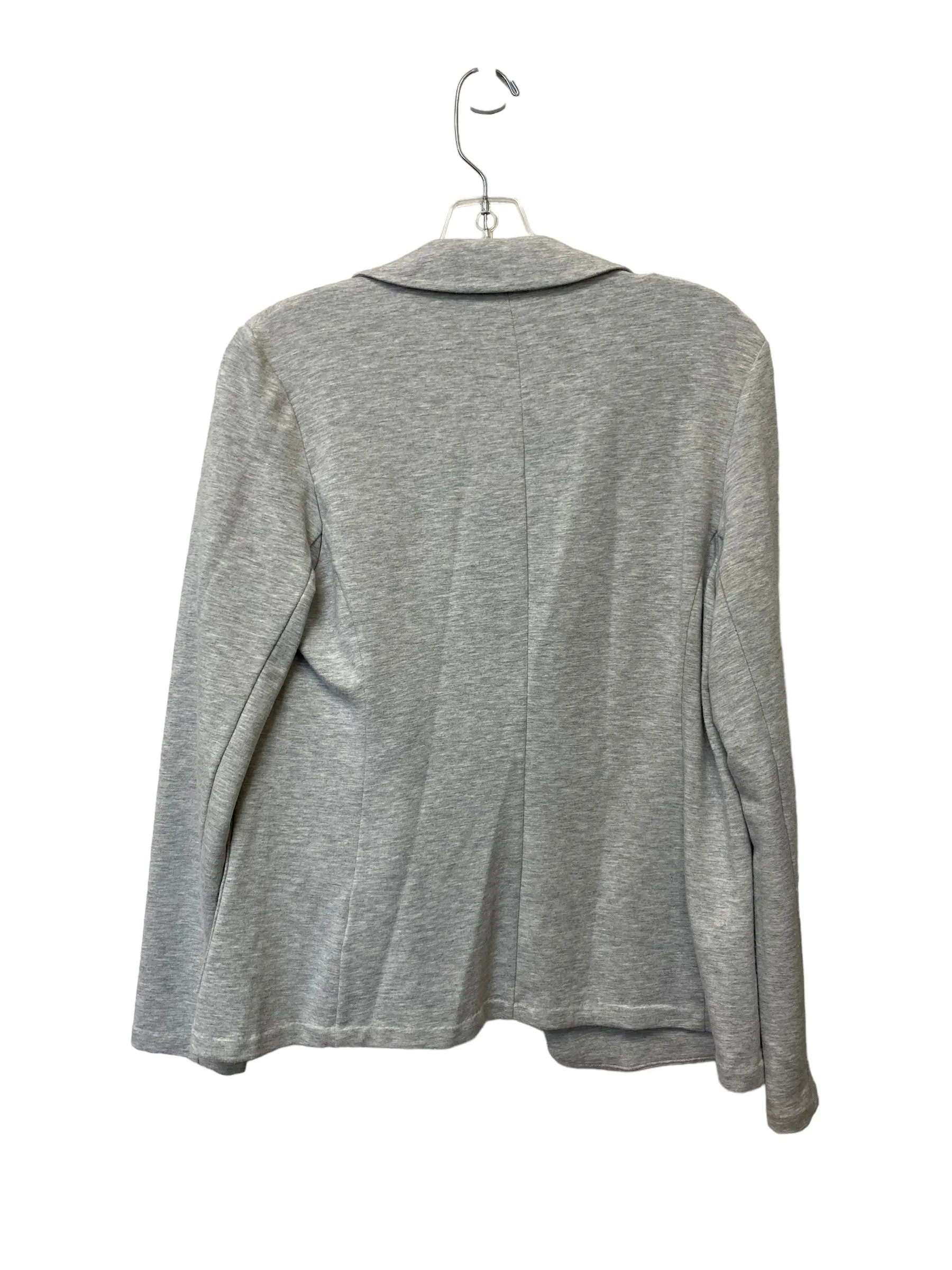 Blazer By Tahari By Arthur Levine In Grey, Size: M