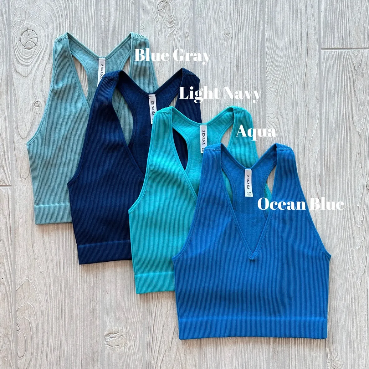 Brandy Ribbed Crop • Spring Collection