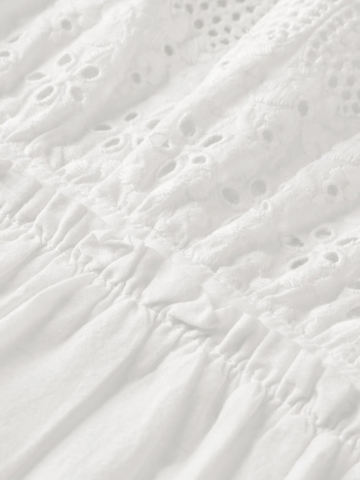 Broderie anglaise midi dress