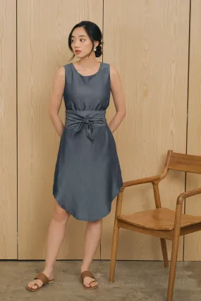 Ceci Curved Hem Dress