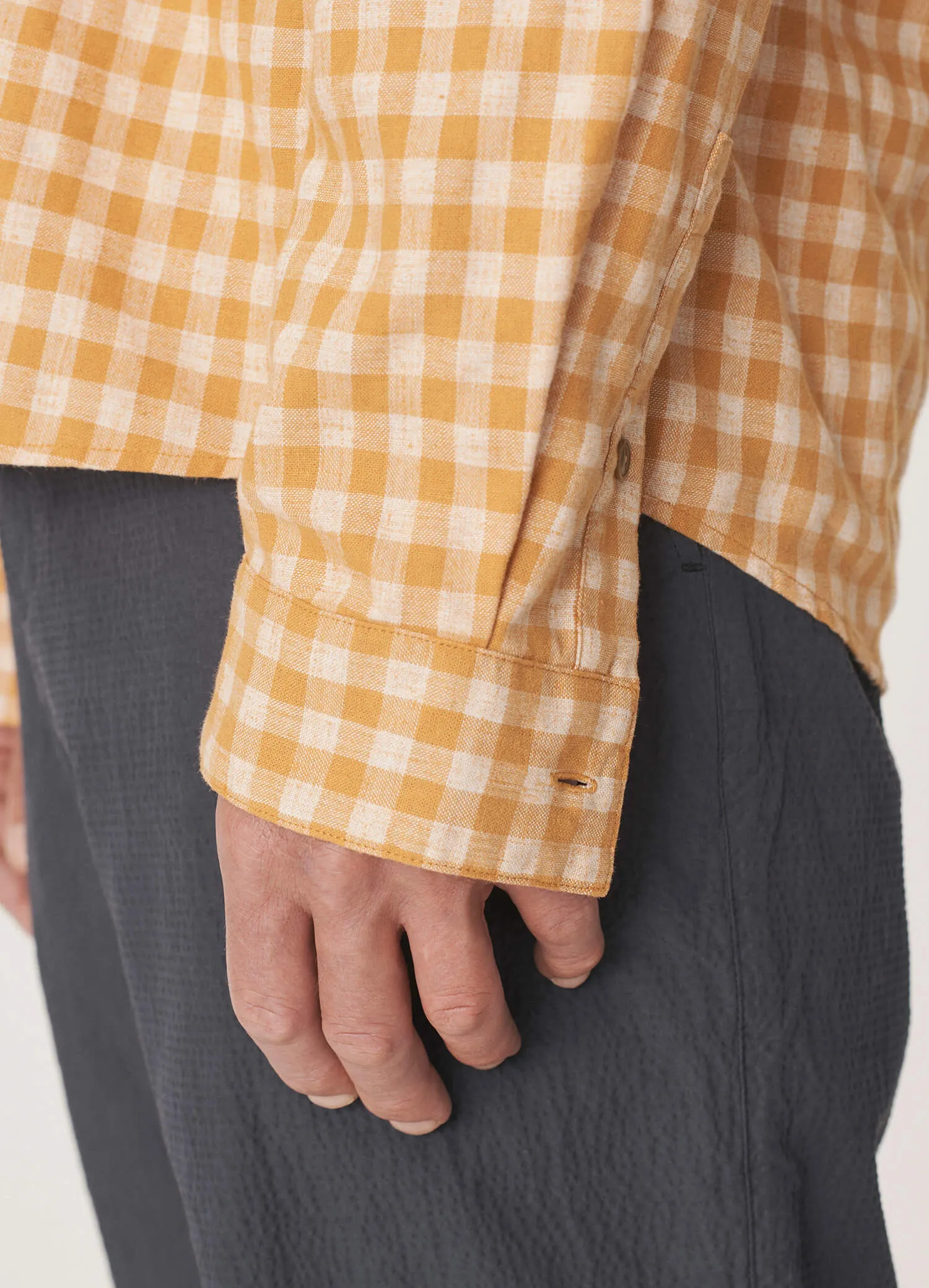 Dean Linen Cotton Check Shirt
