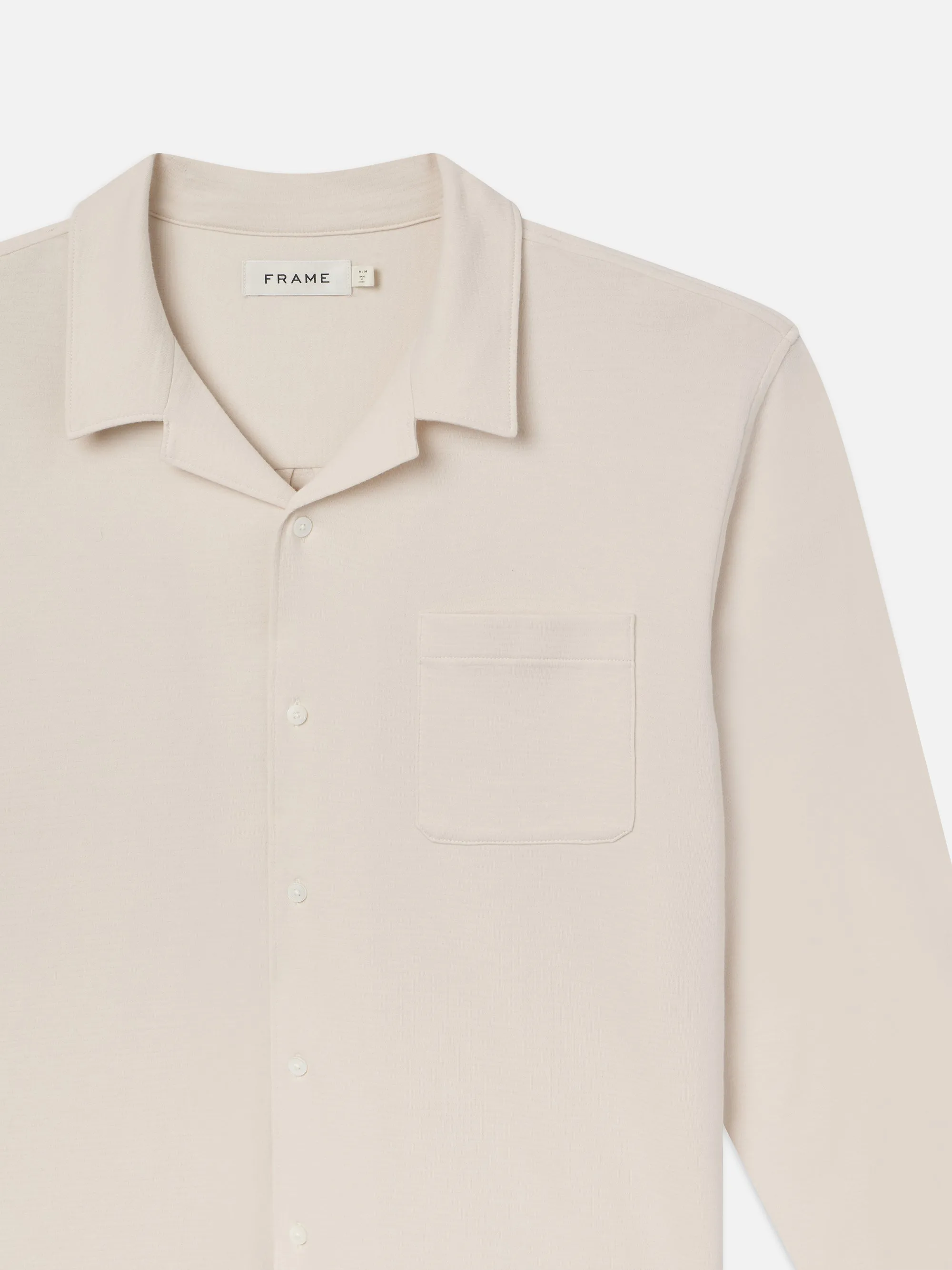 Duo Fold Relaxed Shirt -- White Sand