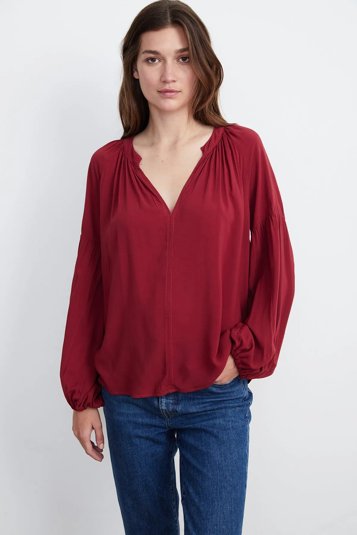 ELAINE PEASANT TOP