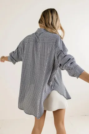 Ellie Gingham Button Up - FINAL SALE