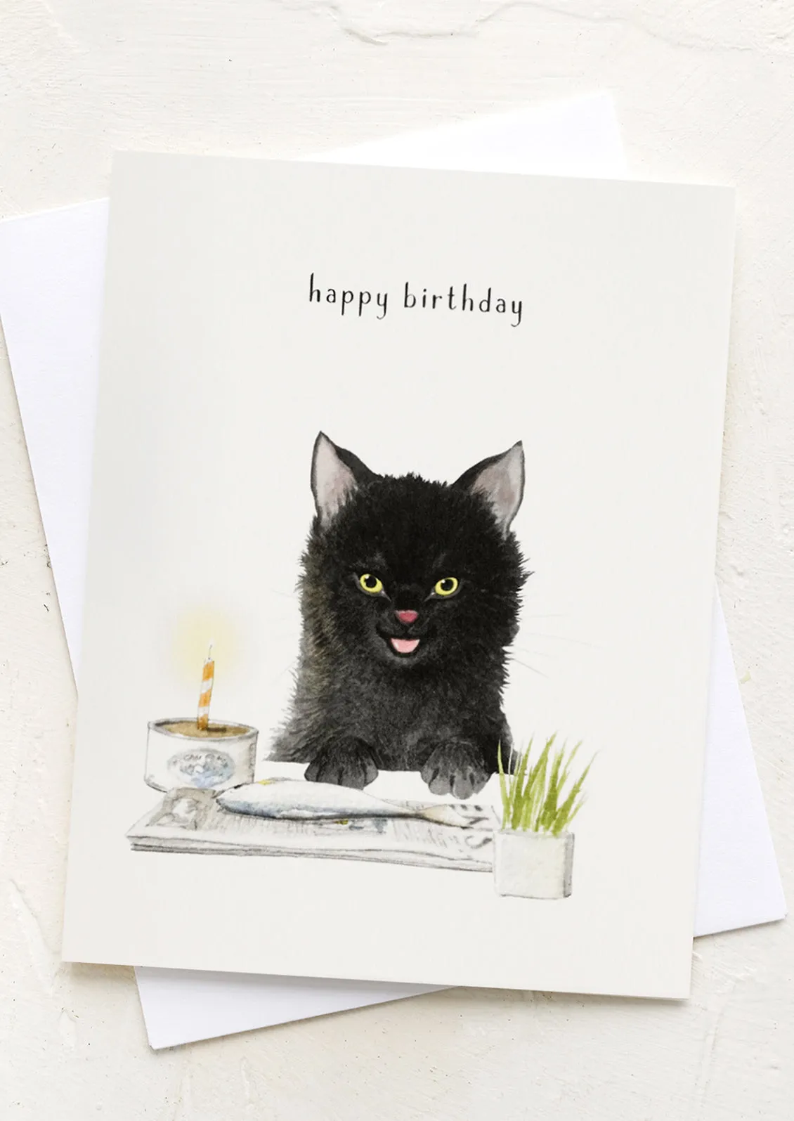 Fish Cake Birthday Card