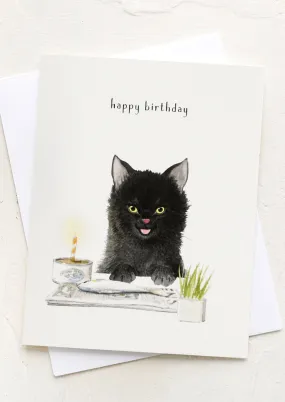 Fish Cake Birthday Card