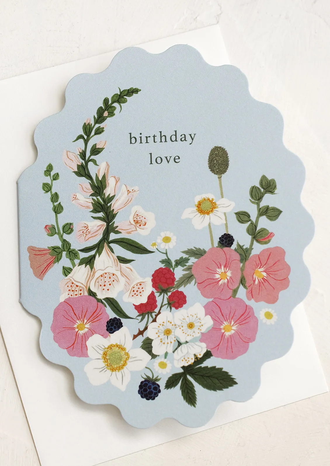 Foxglove Birthday Card
