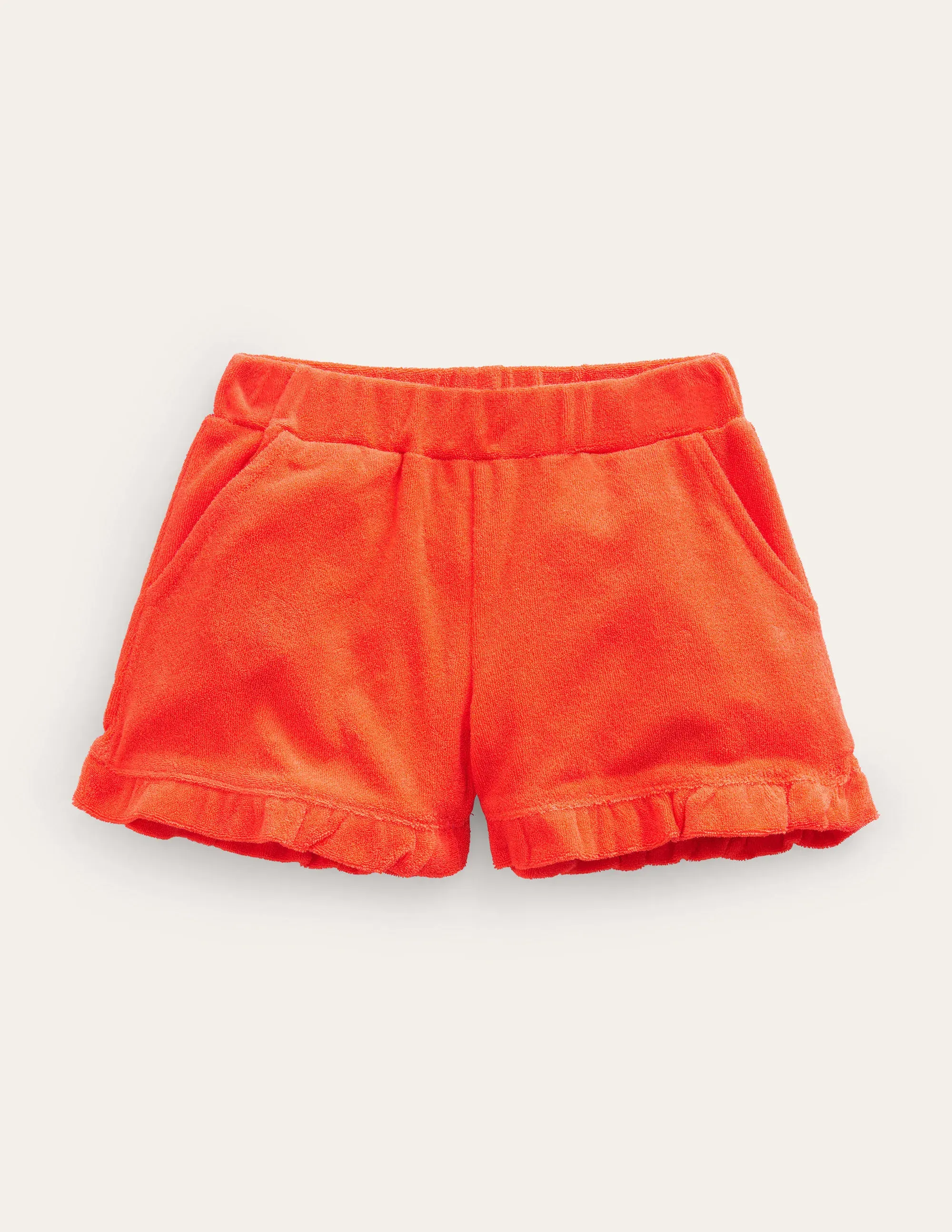 Frill Hem Towelling Shorts