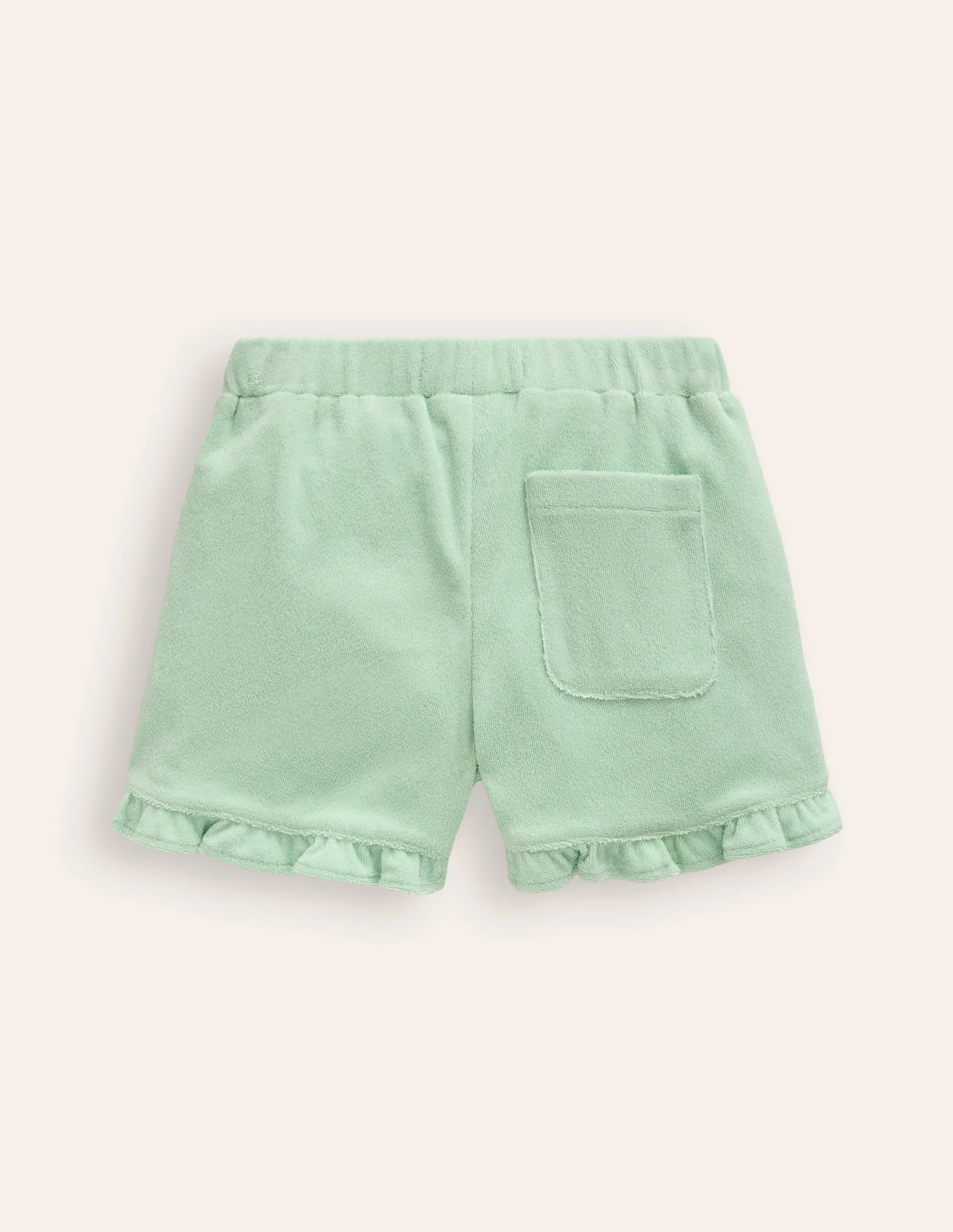 Frill Hem Towelling Shorts