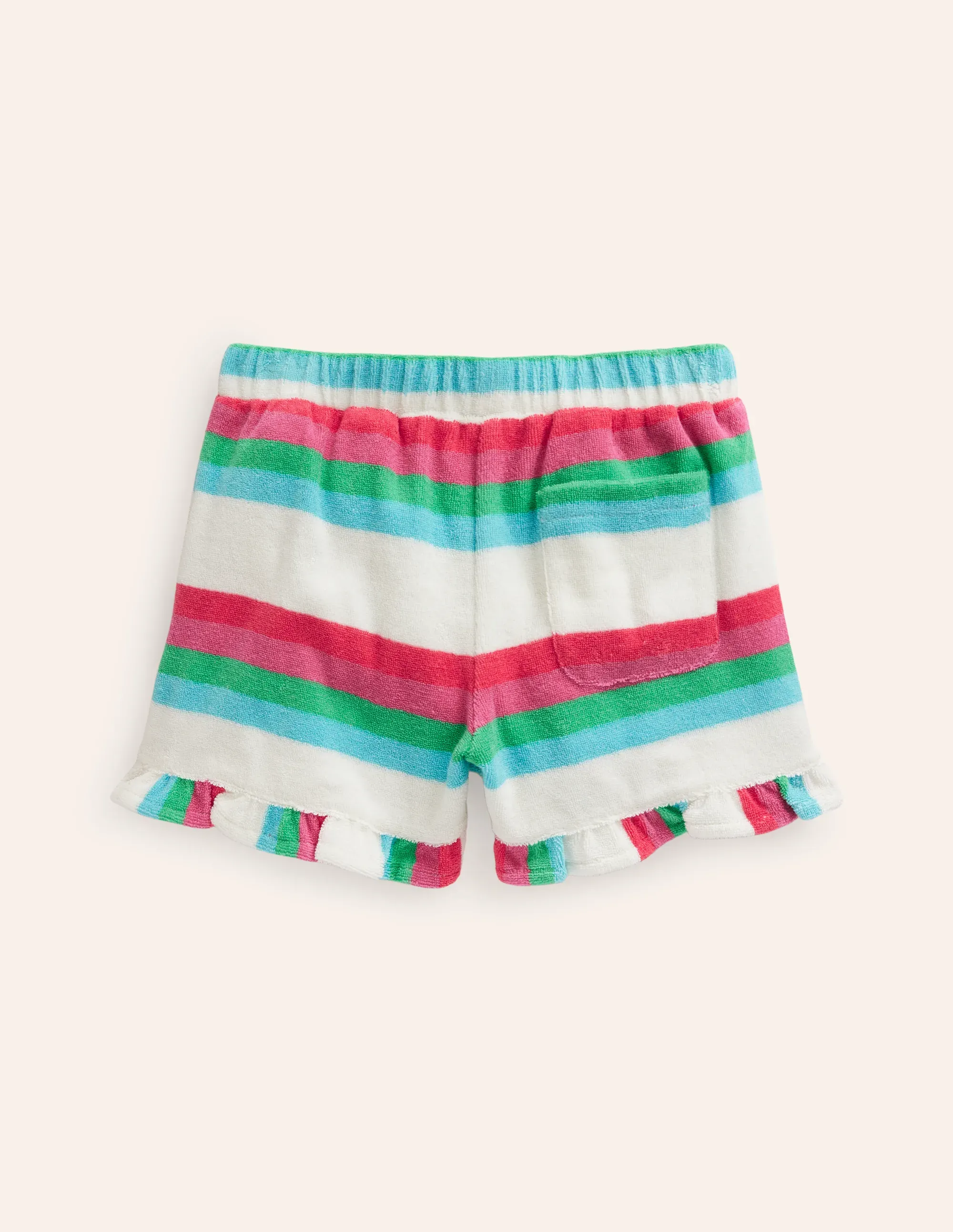 Frill Hem Towelling Shorts