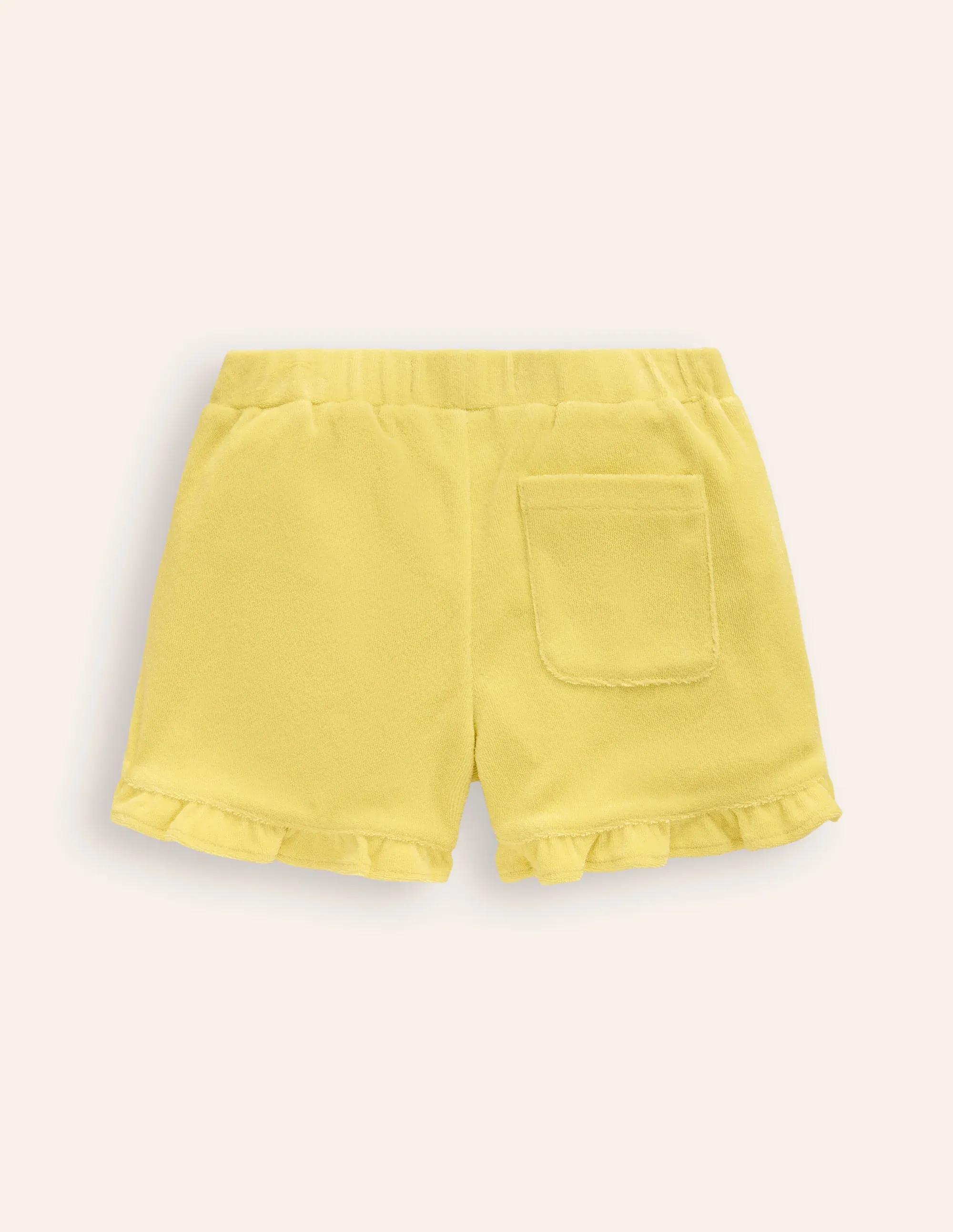 Frill Hem Towelling Shorts