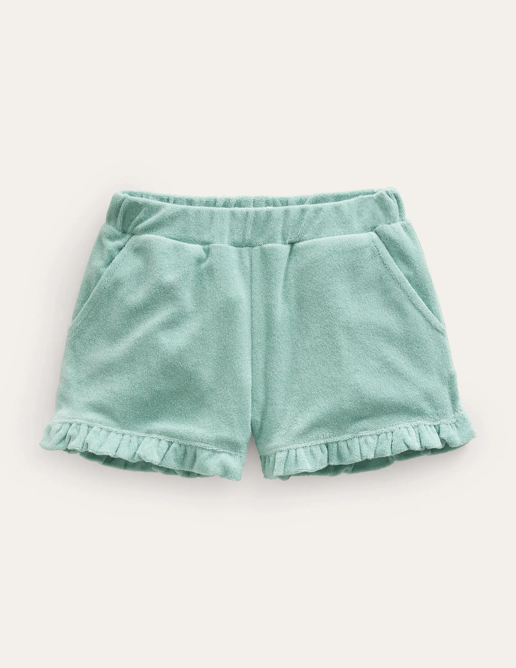 Frill Hem Towelling Shorts