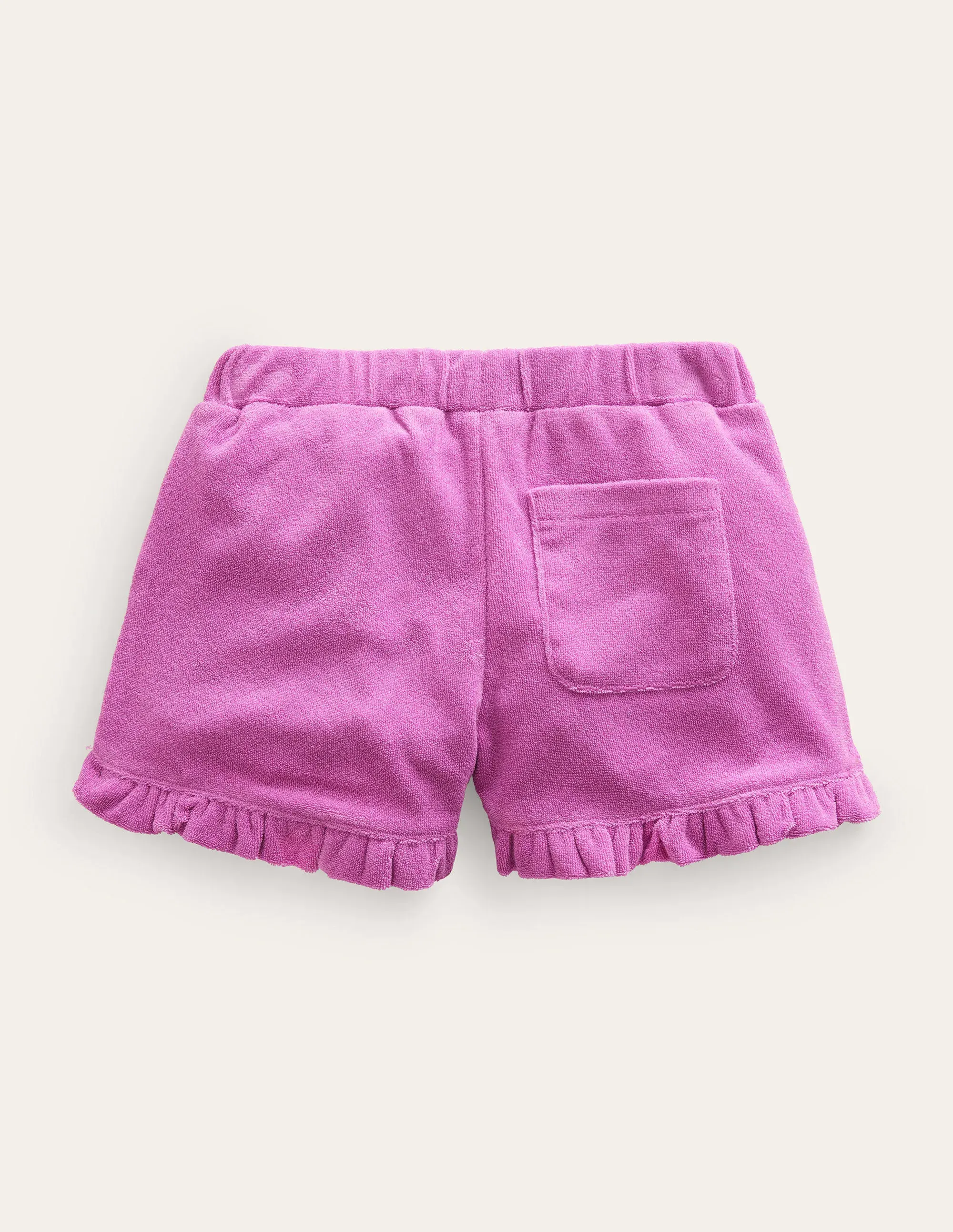 Frill Hem Towelling Shorts
