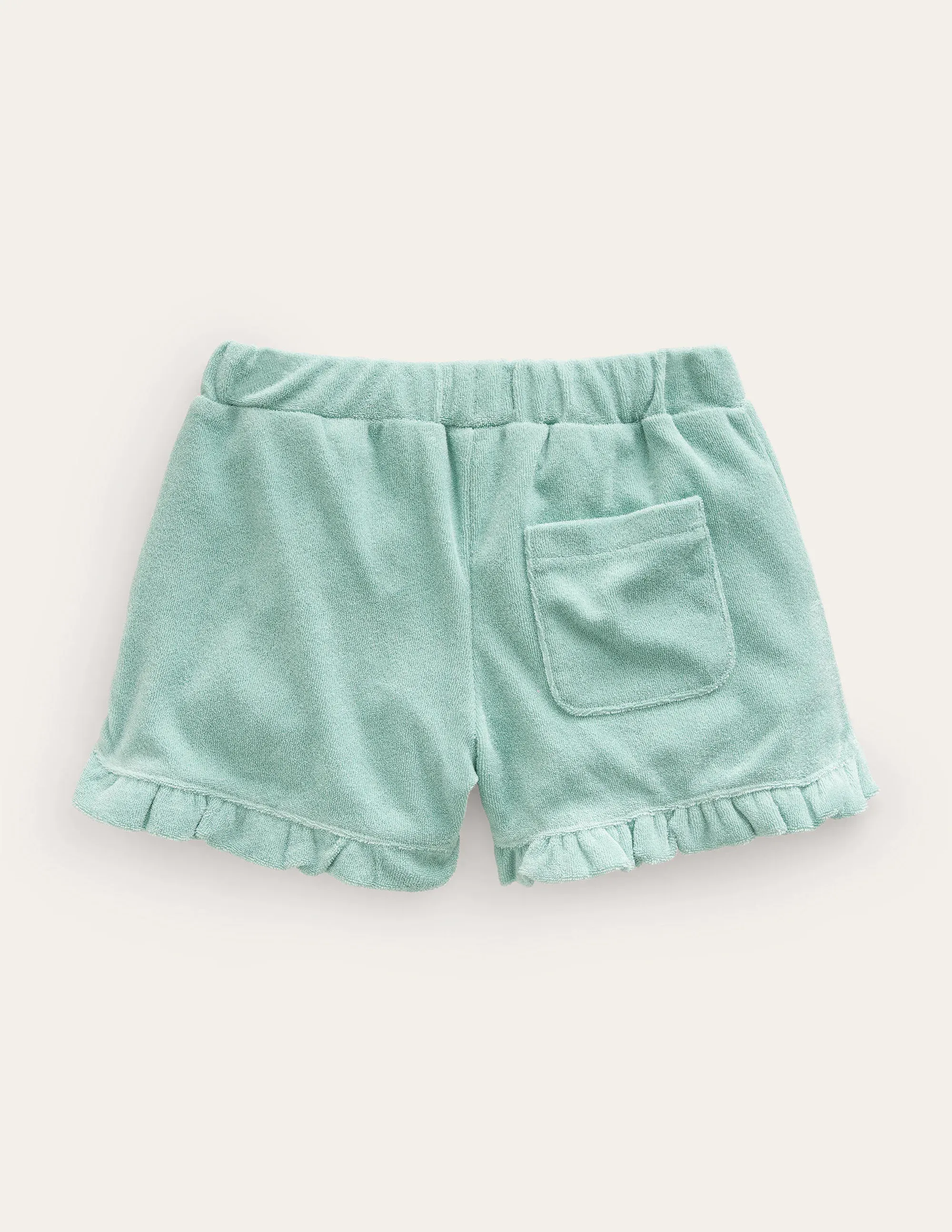 Frill Hem Towelling Shorts