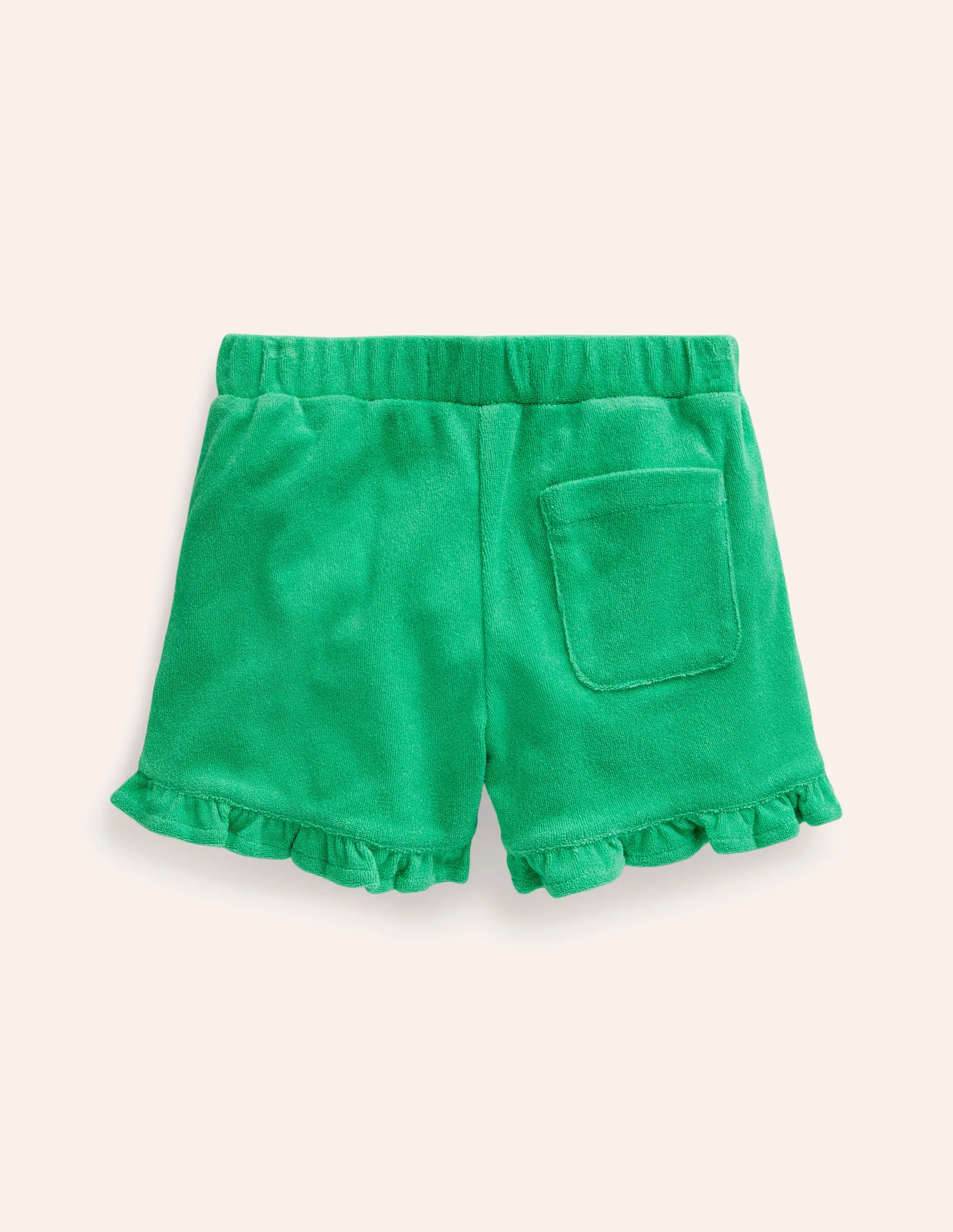 Frill Hem Towelling Shorts