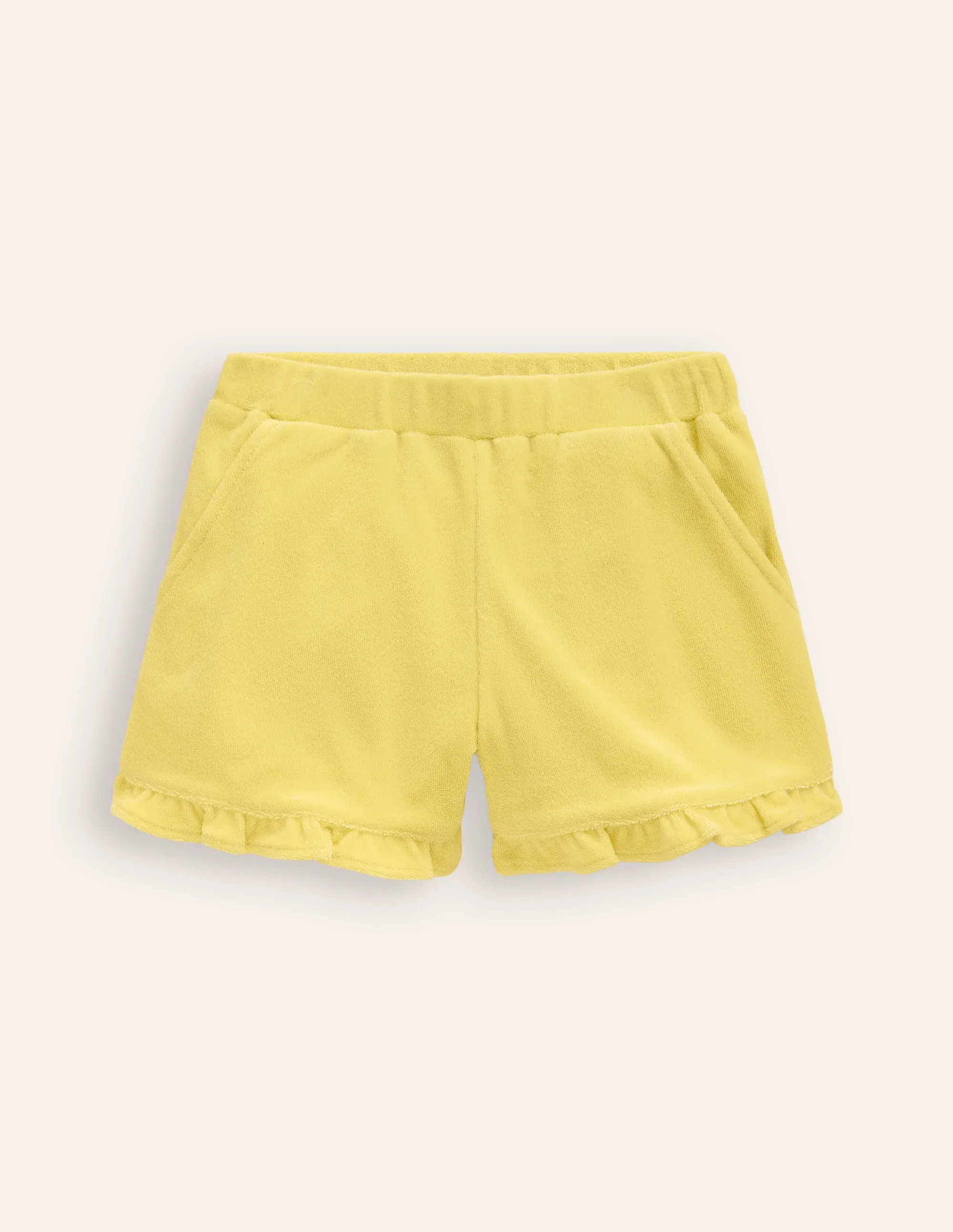 Frill Hem Towelling Shorts