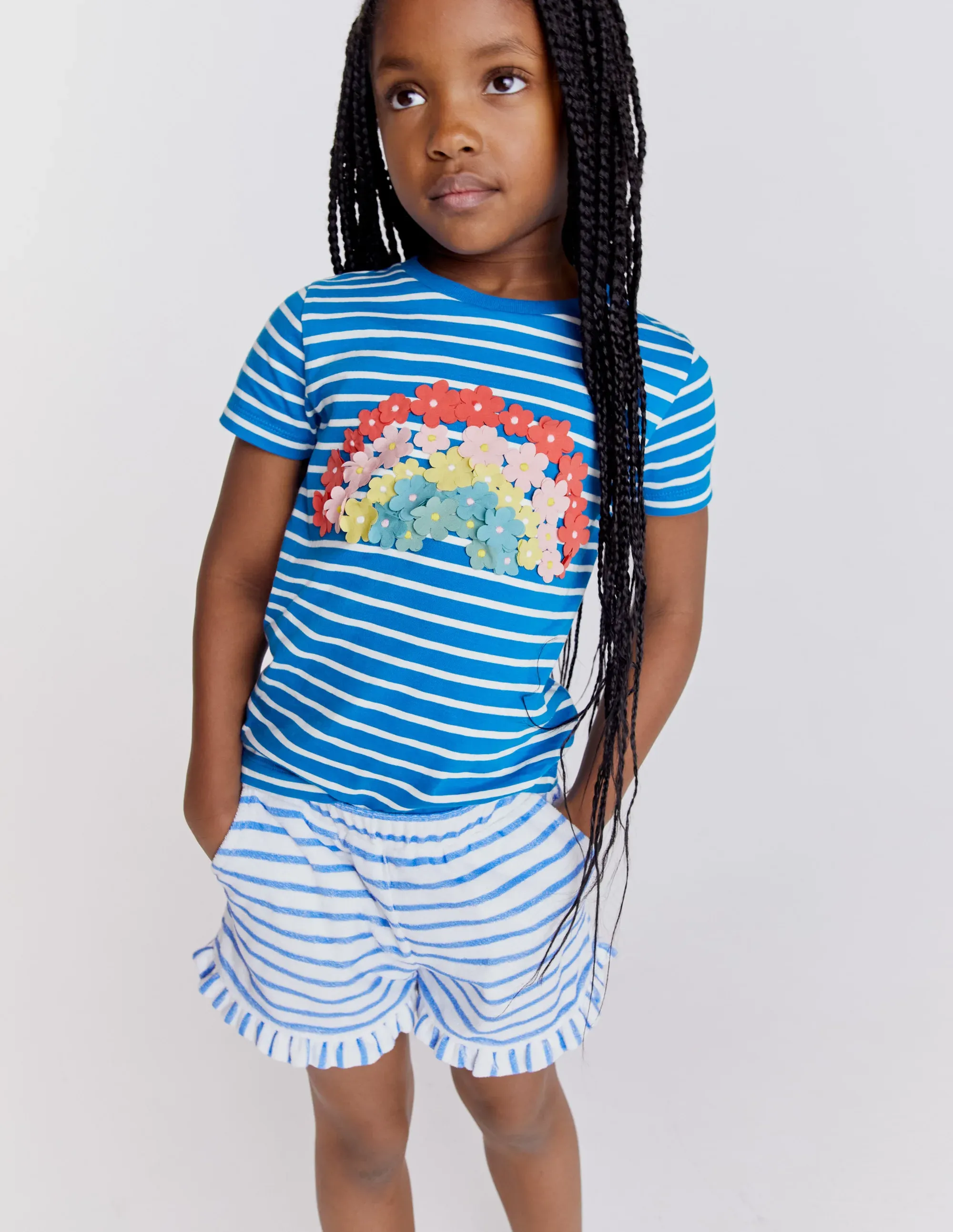 Frill Hem Towelling Shorts
