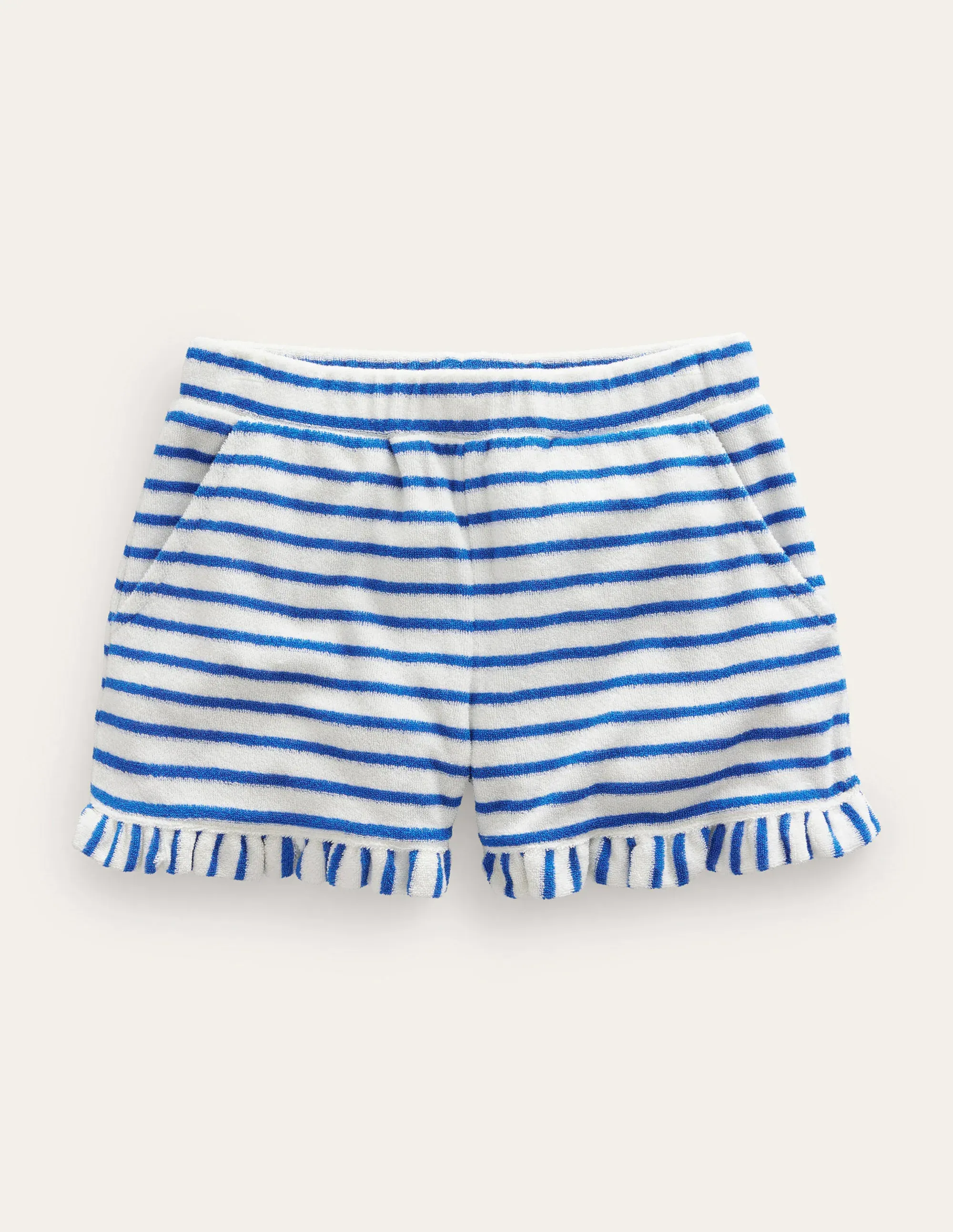 Frill Hem Towelling Shorts