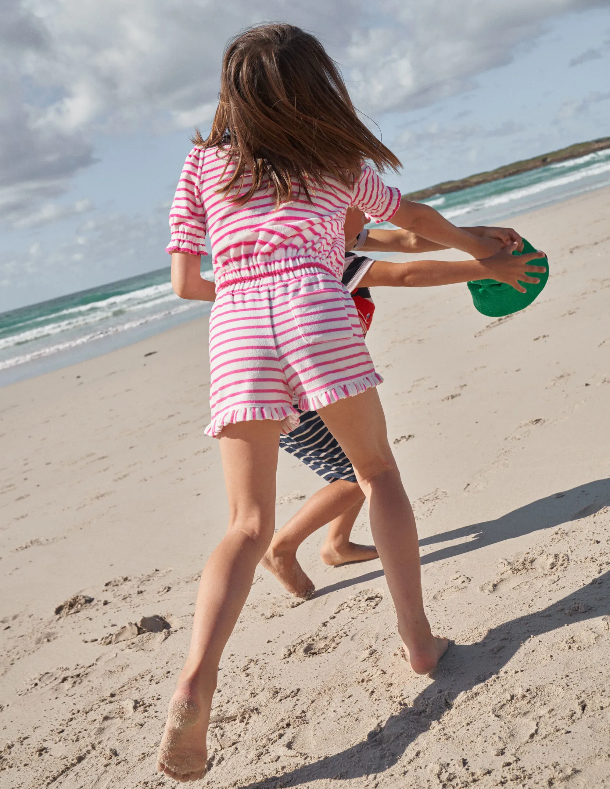 Frill Hem Towelling Shorts