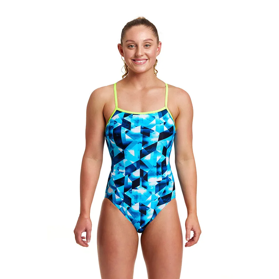 Funkita Womens Single Strap One Piece FS15L- Hidden Depths
