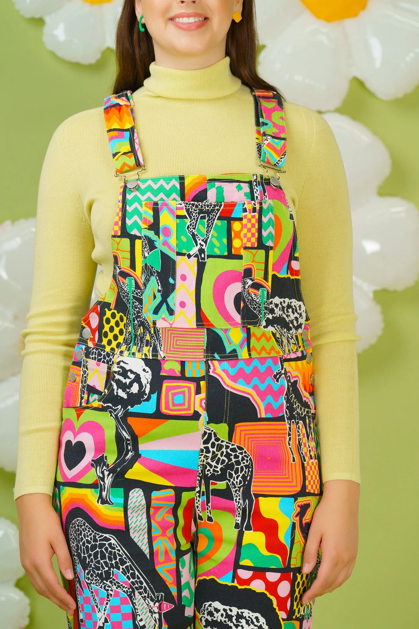 Giraffe-Topia Overalls