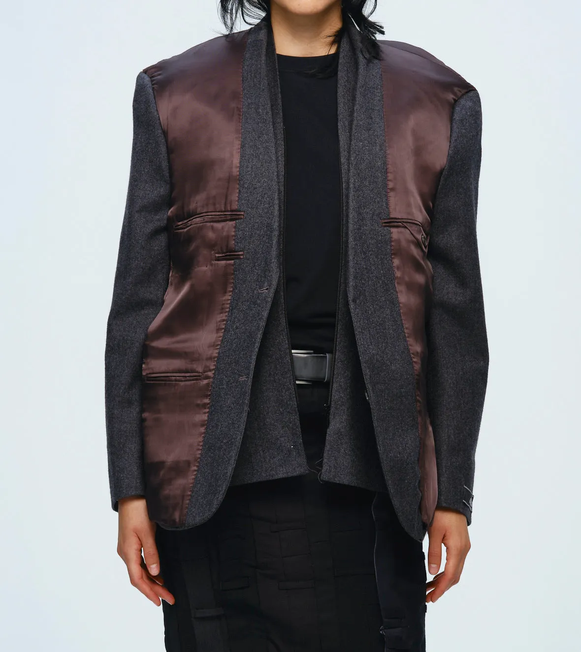 Inside out blazer jacket