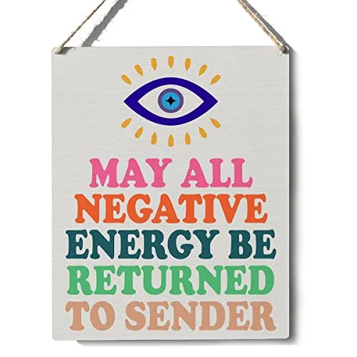 Inspirational Evil Eye Sign Decor