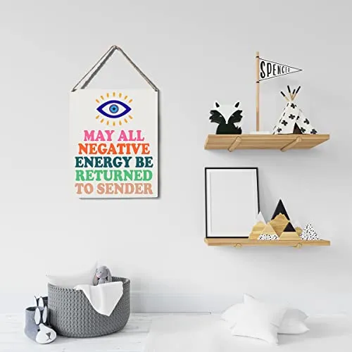 Inspirational Evil Eye Sign Decor