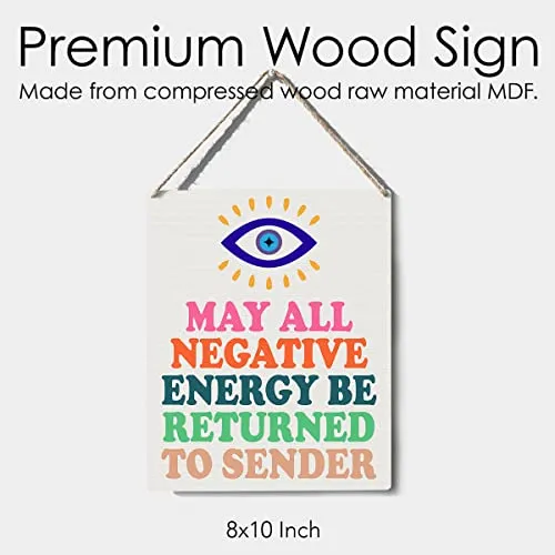 Inspirational Evil Eye Sign Decor