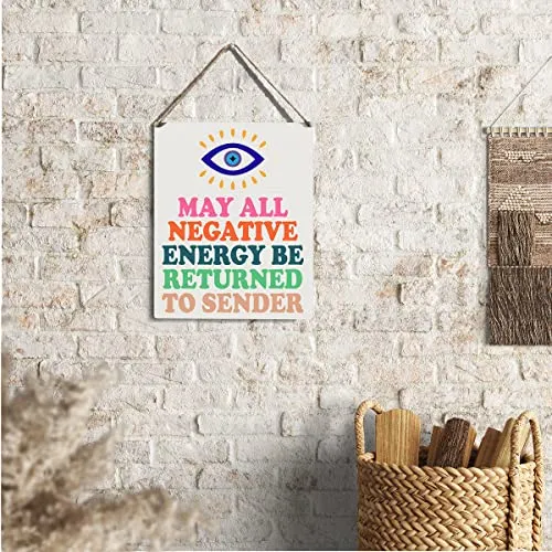 Inspirational Evil Eye Sign Decor