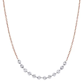 INVISIBLY SET DIAMOND NECKLACE