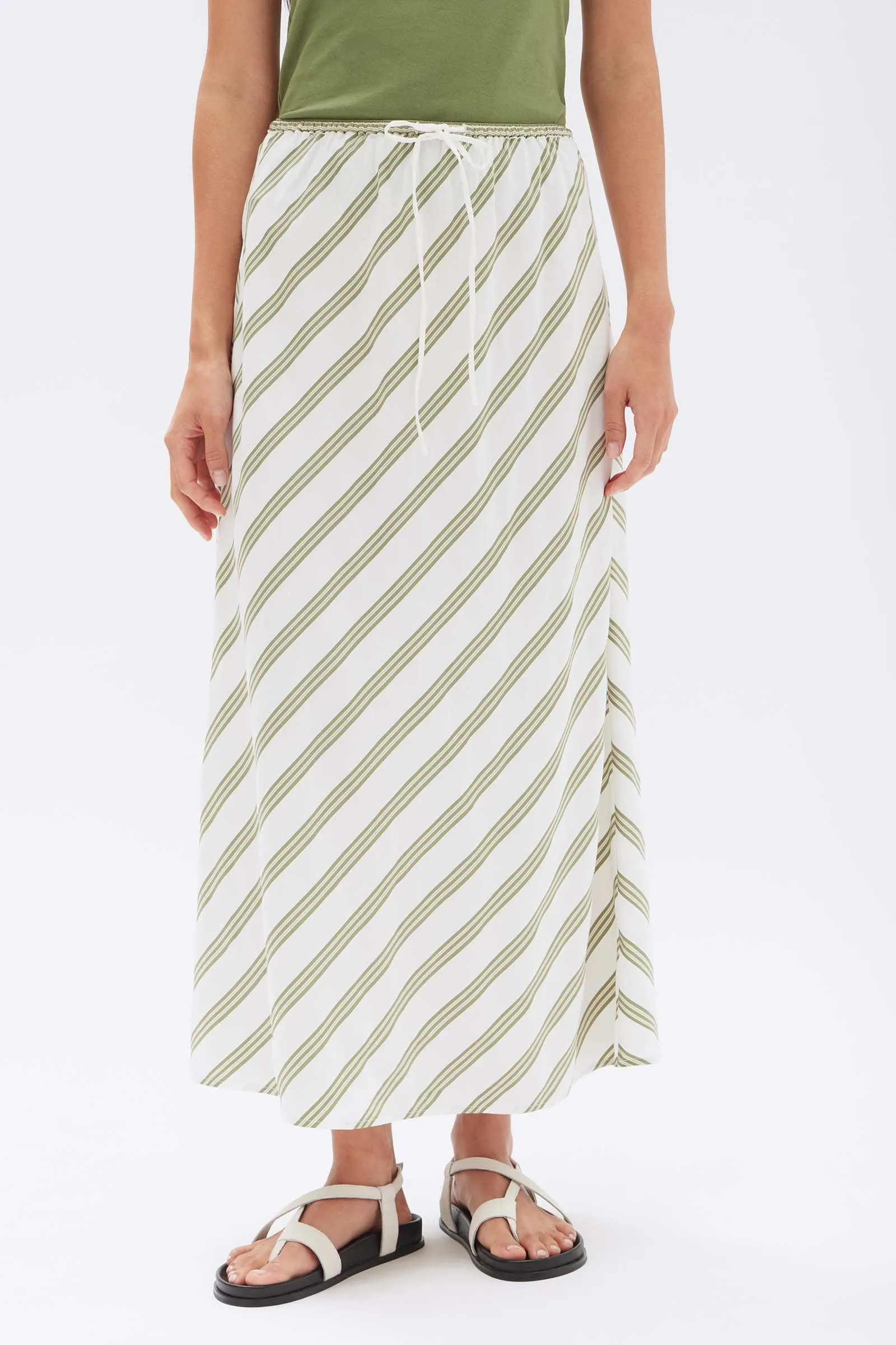 Isola Stripe Skirt