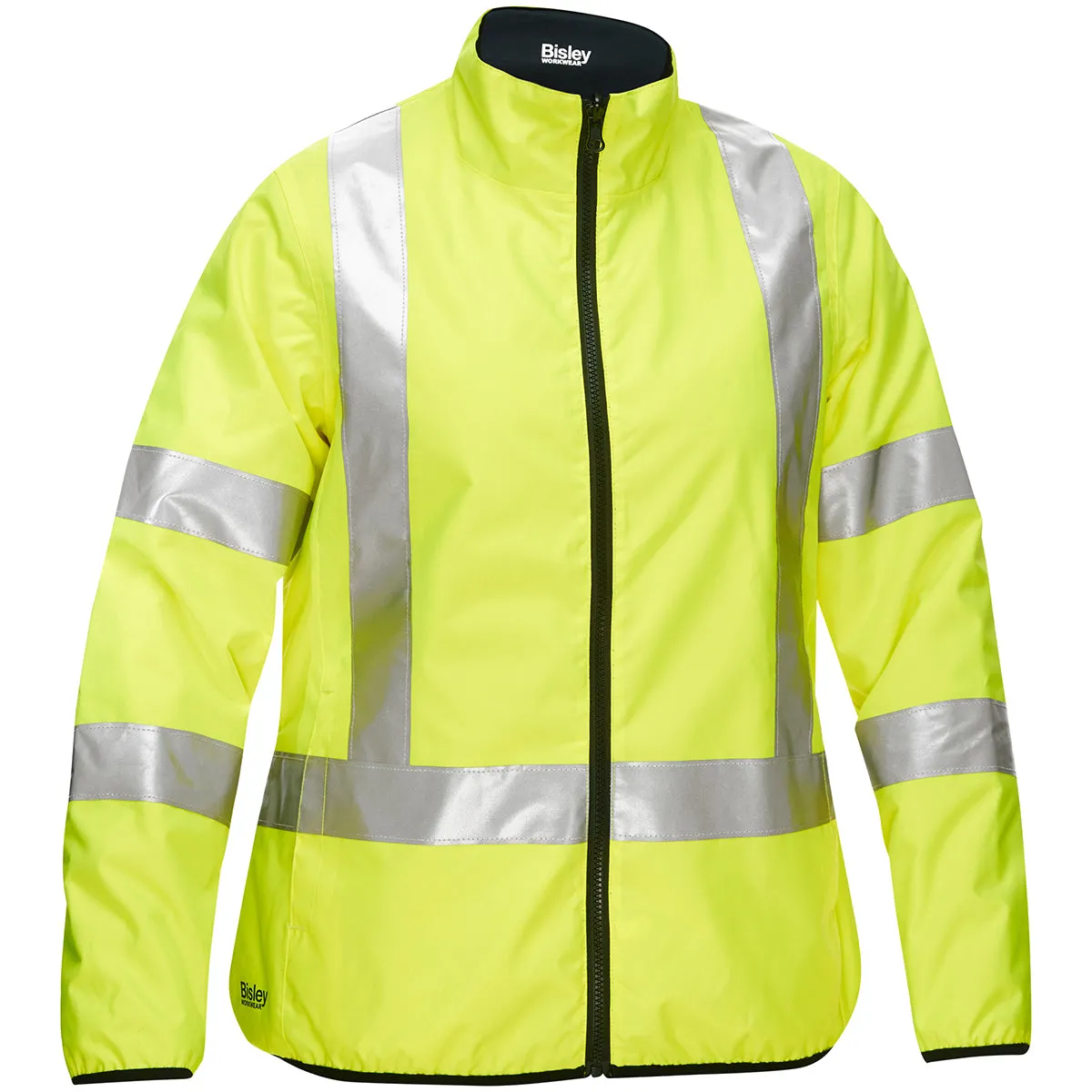 Jacket - PIP Bisley ANSI Type R Class 3 CSA Z96 X-Back Women's Contoured Reversible Puffer, PC333W6350X