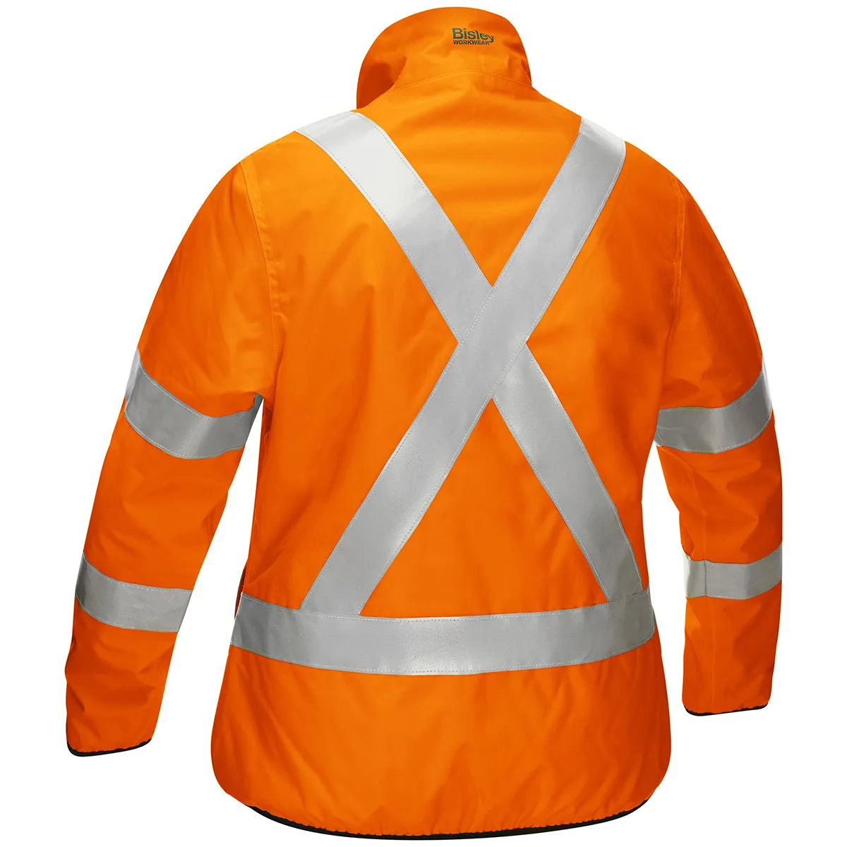Jacket - PIP Bisley ANSI Type R Class 3 CSA Z96 X-Back Women's Contoured Reversible Puffer, PC333W6350X