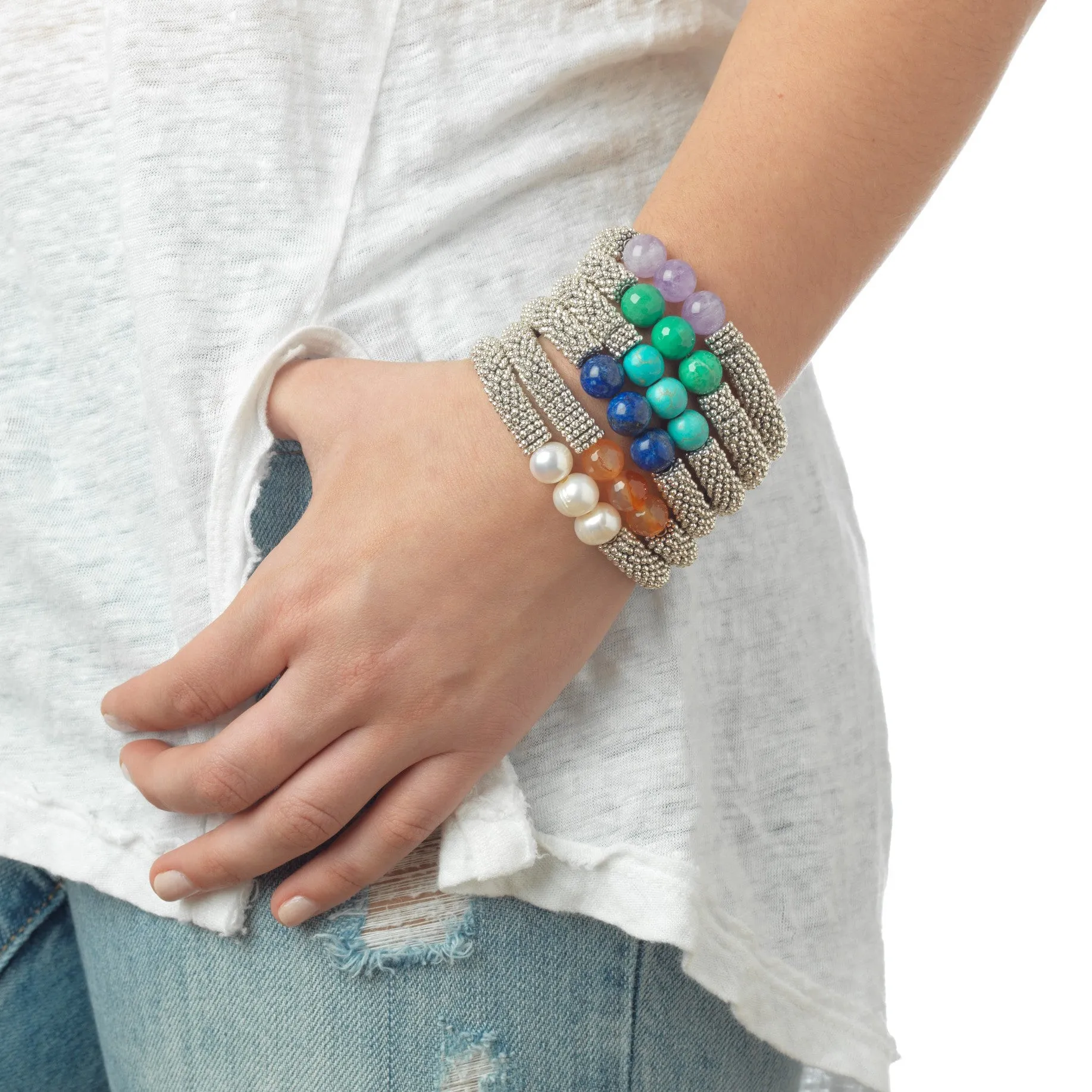 July Accent Bracelet In Silver