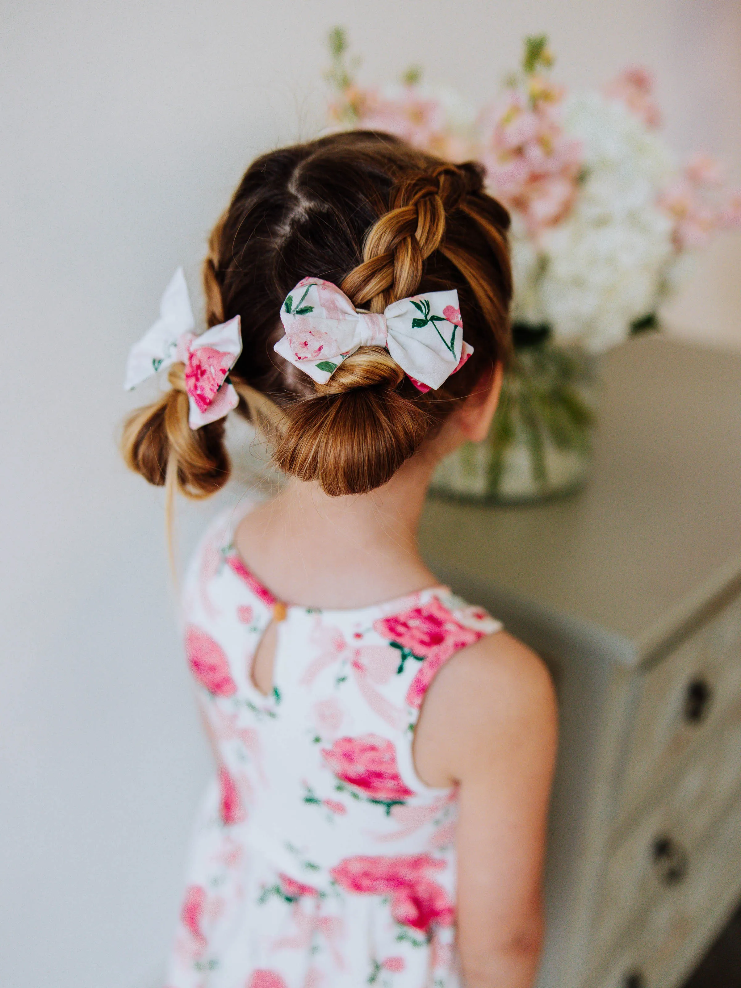 Kate Dress - Pink Rose Bouquet