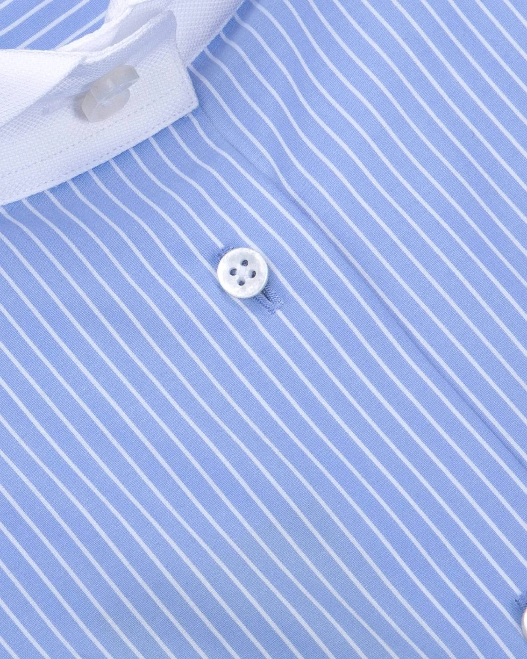 Light Blue Striped Douglas Shirt